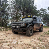 KC Hilites 2021+ Bronco Led 39In 6Light Combo Bumper System Black