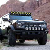 KC Hilites 2021+ Bronco Led 39In 6Light Combo Bumper System Black
