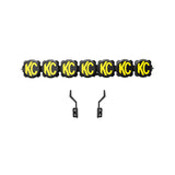 KC Hilites 2017-2024 Ford Superduty Trucks Gravity Pro6 Front Bumper 7 Light Bar Kit