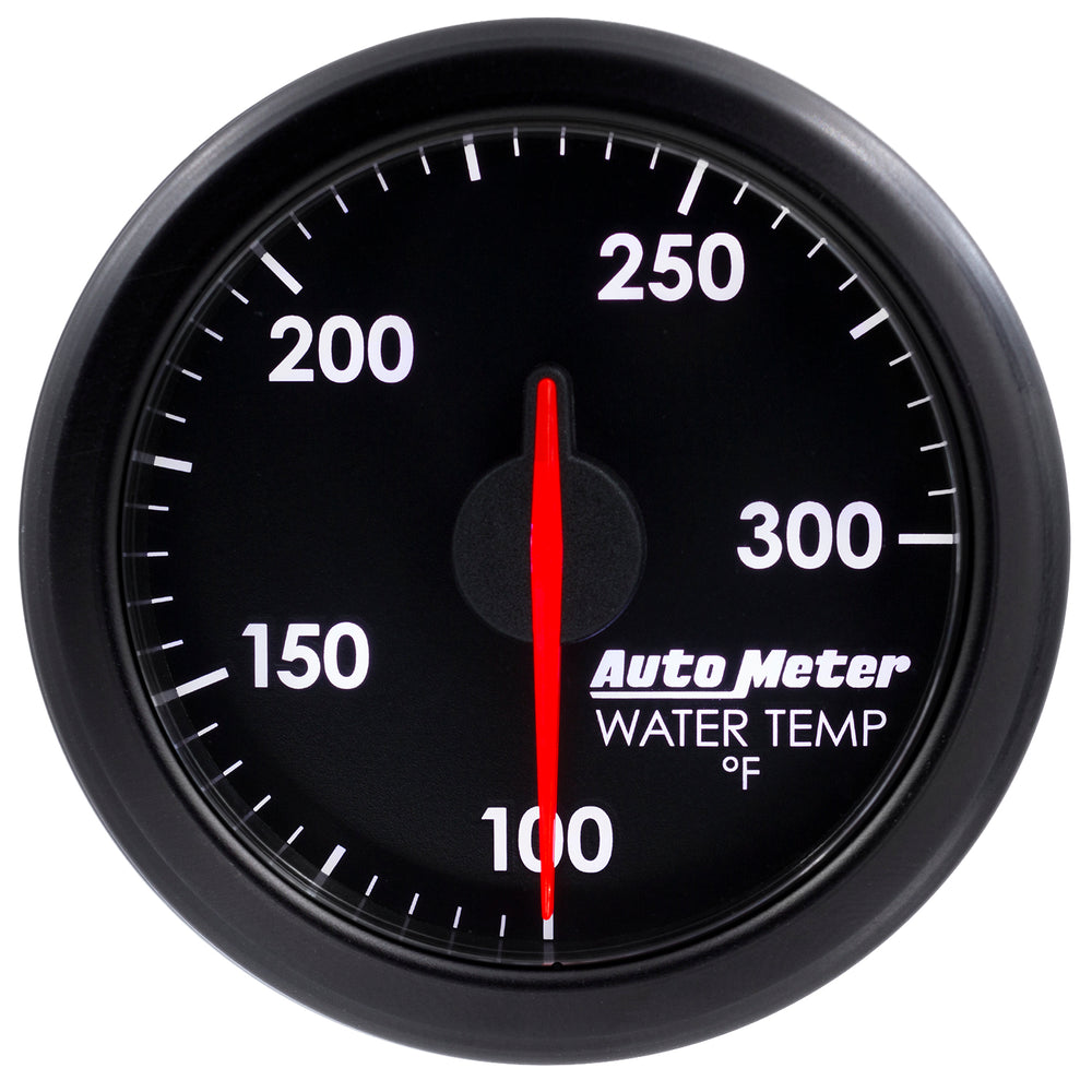 AutoMeter 2-1/16" Water TEMP,100-300'F, Airdrive, Black