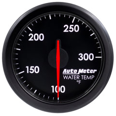 AutoMeter 2-1/16" Water TEMP,100-300'F, Airdrive, Black
