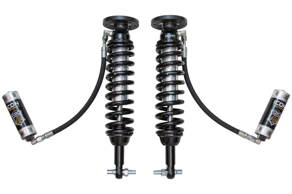 ICON 2014 Ford F-150 2WD, 1.75-2.63” Lift, Front, V.S. 2.5 Series Coilover Kit, Remote Reservoir with CDCV