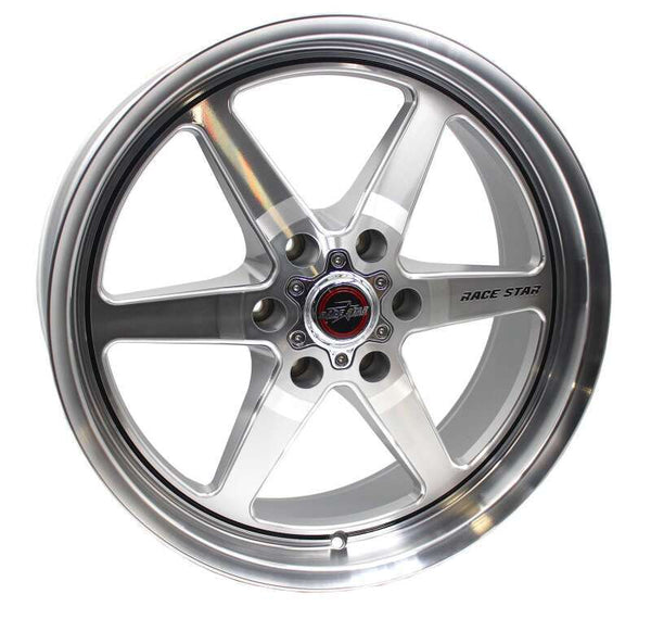 Race Star Roue 93 Truck Star 17x9.5 6x135BC 6.18BS - argent/usiné