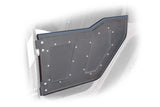 Rock Doors; Plated Steel; Rear