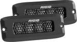 Rigid Industries Srq Series Pro Spot Diffused Midnight Flush Mount | Pair