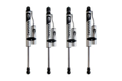 MaxTrac 2.5" F&R Vulcan Series Reservoir Shocks - 2.5" Lift Height — 2017-2025 Ford F-250 / F-350 Super Duty