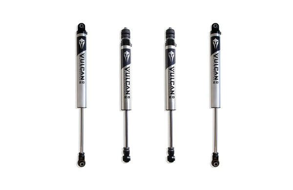 MaxTrac F&R Vulcan Series Ifp Shocks - 4" Lift Height — 2017-2025 Ford F-250 / F-350 Super Duty