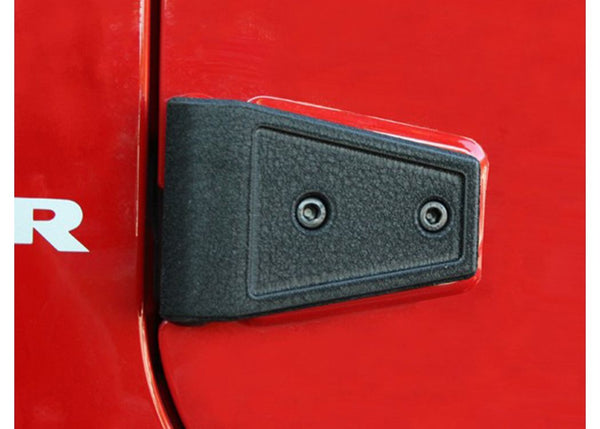 Rugged Ridge HOOD Hinge Coverstextured Blackjk Wrangler 0716 2DR