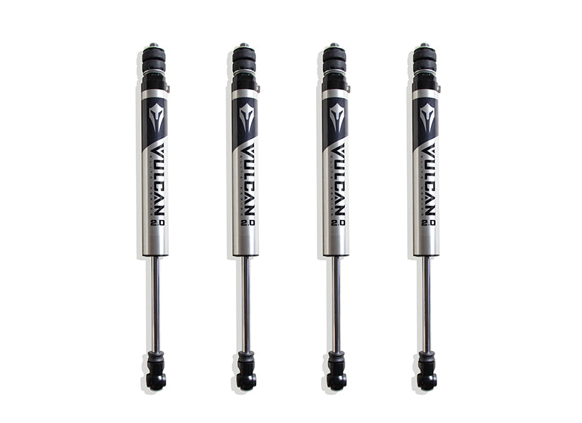 MaxTrac Front & Rear Vulcan Series IFP Shocks for 6" Lift (Factory Rear Air Ride) — 2014-2026 Ram 2500