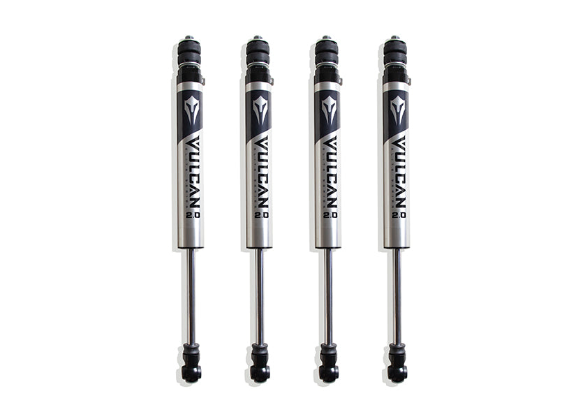 MaxTrac Front & Rear Vulcan Series IFP Shocks for 8" Lift (Factory Rear Air Ride) — 2014-2026 Ram 2500