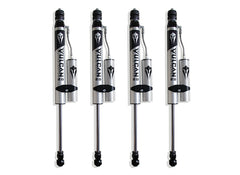 MaxTrac Front & Rear Vulcan Series Reservoir Shocks for 8" Lift (Factory Rear Air Ride) — 2014-2026 Ram 2500