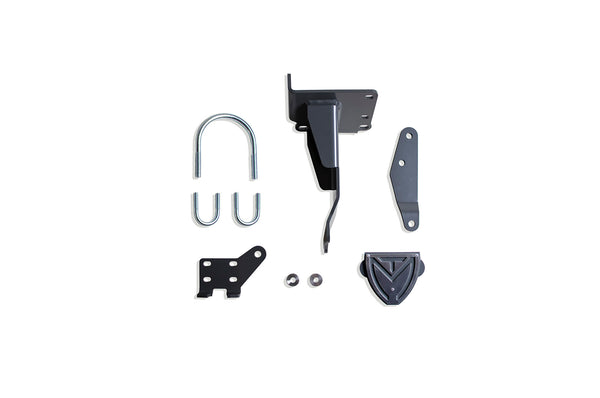 MaxTrac Ensemble de stabilisateur de direction double (supports seulement) — gris, pour certains camions Ram (9472DSS)