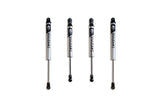 F&R VULCAN SERIES IFP SHOCKS - 4" LIFT HEIGHT (W/O FACTORY REAR AIR RIDE) — BRUSHED SILVER (947340V)