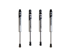 MaxTrac F&R Vulcan Series Ifp Shocks - 6" Lift Height (W/O FACTORY REAR AIR RIDE) — Brushed Silver, 4WD (947360V)