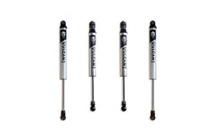 MaxTrac F&R Vulcan Series Ifp Shocks - 8" Lift Height (W/O FACTORY REAR AIR RIDE) — Brushed Silver (947380V)