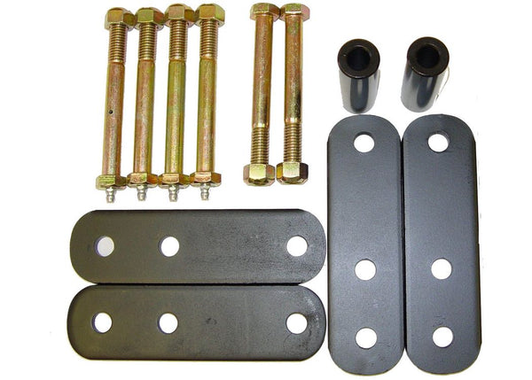 Rugged Ridge Heavy DUTY Shackle PAIR8795 YJ Frontgreasable Without BUSHINGS(ADDS 1IN LIFT) (OMI18265.14)