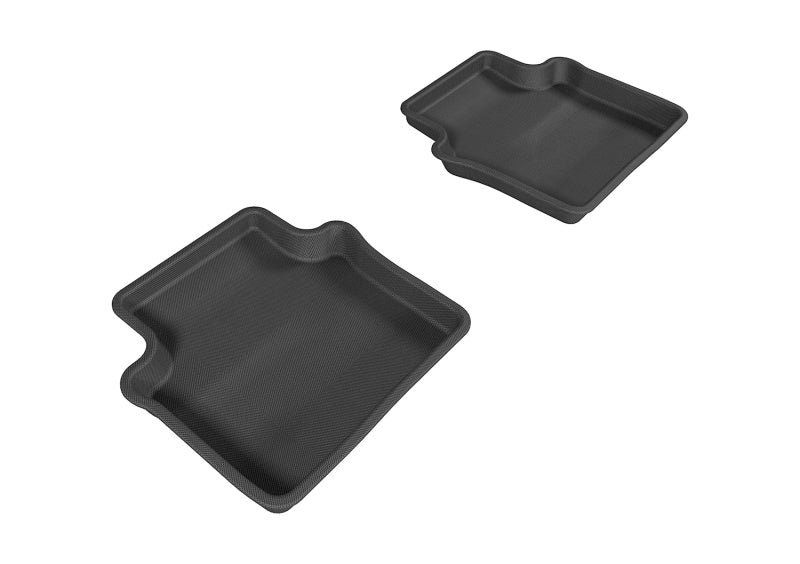 3D MAXpider Tapis de sol de 2e rangée Kagu 2007-2010 Chrysler Sebring berline - noir
