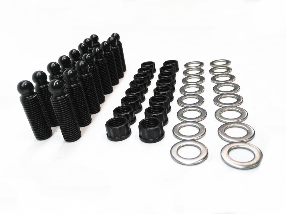 PRW - Adjuster Screw Kit, Valve Lash, 7/16"-20 x 1.54" Oal, 3/8" Ball End, Set of 16 - 9539008