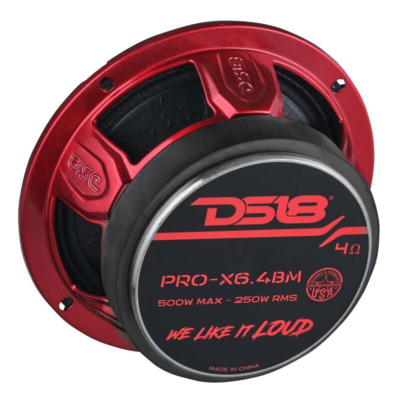 DS18 Haut-parleur de médiums Bullet 6.5 po 250 watts RMS 4 ohms