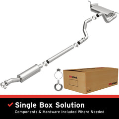 BRExhaust Ensemble d'échappement de remplacement à ajustement direct 18-25 Jeep Wrangler 2.0L