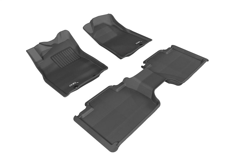 3D MAXpider Ensemble complet Kagu 12-15 Toyota Tacoma Access Cab avec boîte de rangement - noir