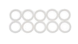 8AN Replacement Teflon Washers For Russell Bulkhead Fittings - 10 Pack