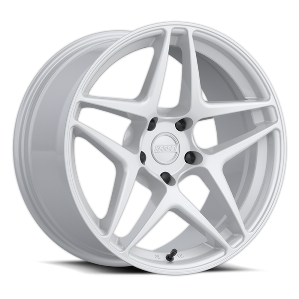 Kansei Roue K15W Astro 18x8.5 po / 5x108 / déport 35mm / alésage 63.4mm - blanc brillant