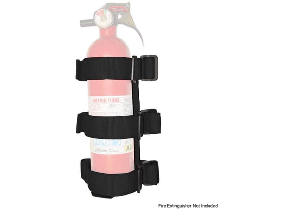 Rugged Ridge Fire Extinguisher Holder Sport Bar Black - 5519 Jeep CJ/Wrangler/Gladiator
