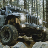 KC Hilites 2007+ Jeep Jk/Jl/Jt Led Dm Sae Fog 2 Light Master Kit Black