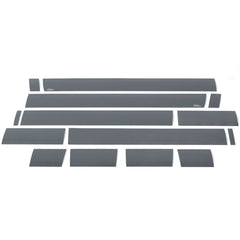 Putco 0713 Silverado 1500/2500 CREW CAB 6.5FT BED 6IN WIDE 14 PC Black Platinum Rocker Panels