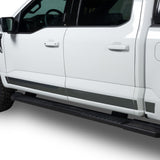 Putco 21C F150 REG CAB 6.5 FT(4.25IN TALL/10 PCS)BLACK Platinum Rocker Panels
