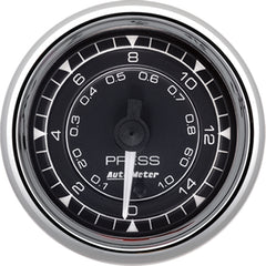 AutoMeter 2-1/16" Pressure 15PSI Digital Stepper Motor Chrono — Polished
