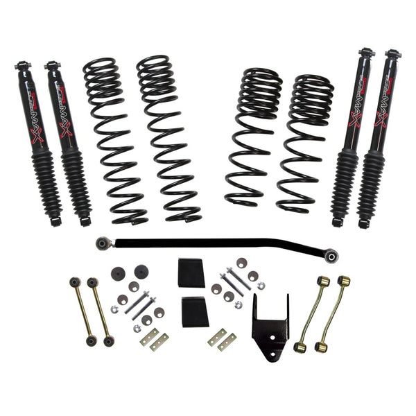 Skyjacker - Diesel 3.5-4 In. Dual Rate Long Travel Suspension Lift Kit - JL40BPBLTD
