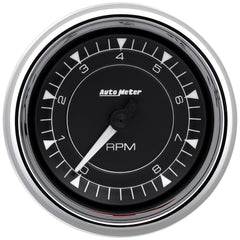 AutoMeter 3-3/8" Tachometer 8K RPM IN-Dash Chrono — Polished