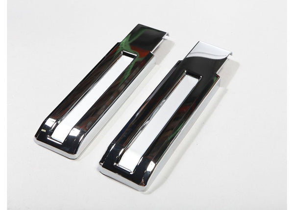 Rugged Ridge 0716 Wrangler Tailgate Hinge Covers Chrome