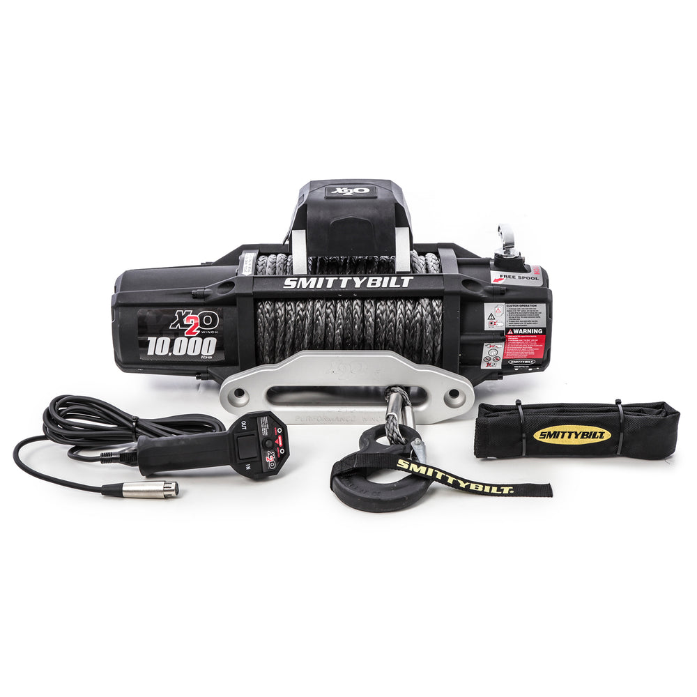 Smittybilt Winch (Synthetic Rope) — Textured