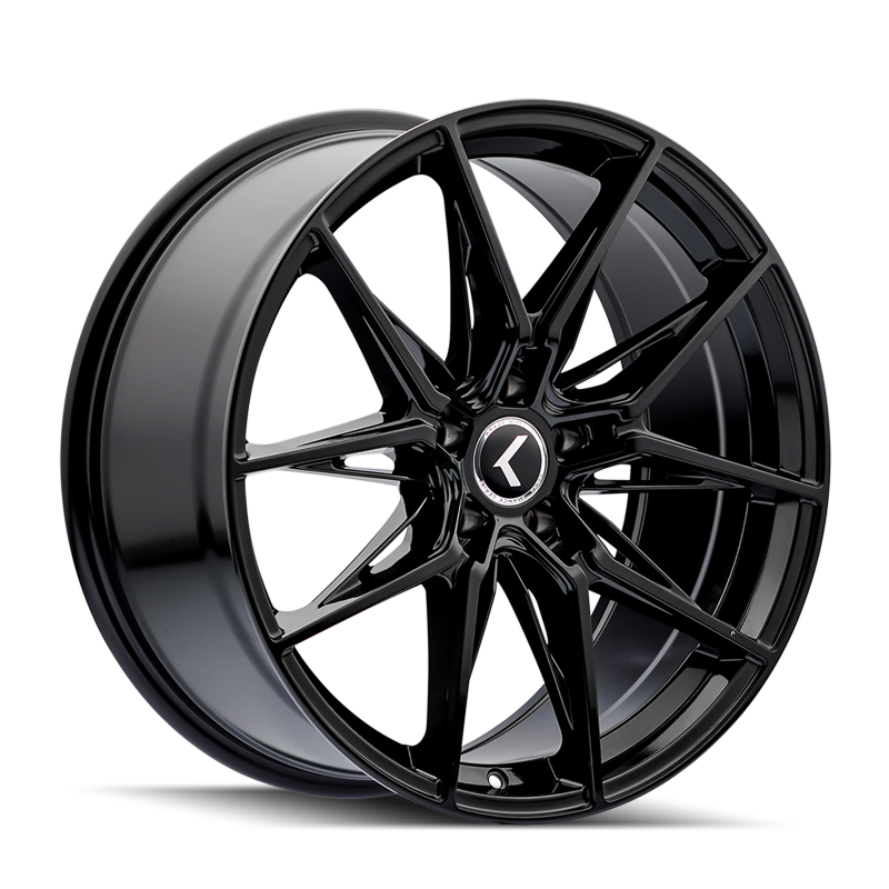 Kraze Roue KR196 Evolve 18x8.5 / 5x120 / déport 30mm / moyeu 72.56mm - noir brillant