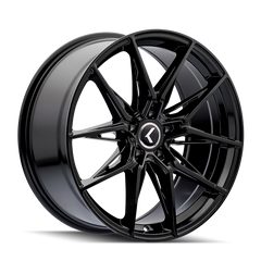 Kraze Roue KR196 Evolve 18x8.5 / 5x120 / déport 30mm / moyeu 72.56mm - noir brillant