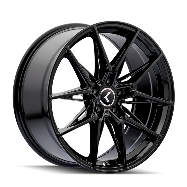 Kraze Roue KR196 Evolve 22x9 / 5x112 / déport 35mm / moyeu 66.56mm - noir brillant