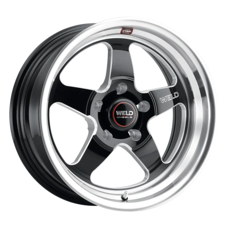 Weld S155 Wheel 18x11 Ventura 5x120.65 43 Offset BS 7.69 Gloss BLK MIL DIA 72.56