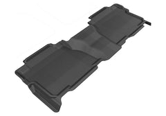 3D MAXpider Tapis de sol de 2e rangée Kagu 2007-2013 Toyota Tundra Crewmax - noir