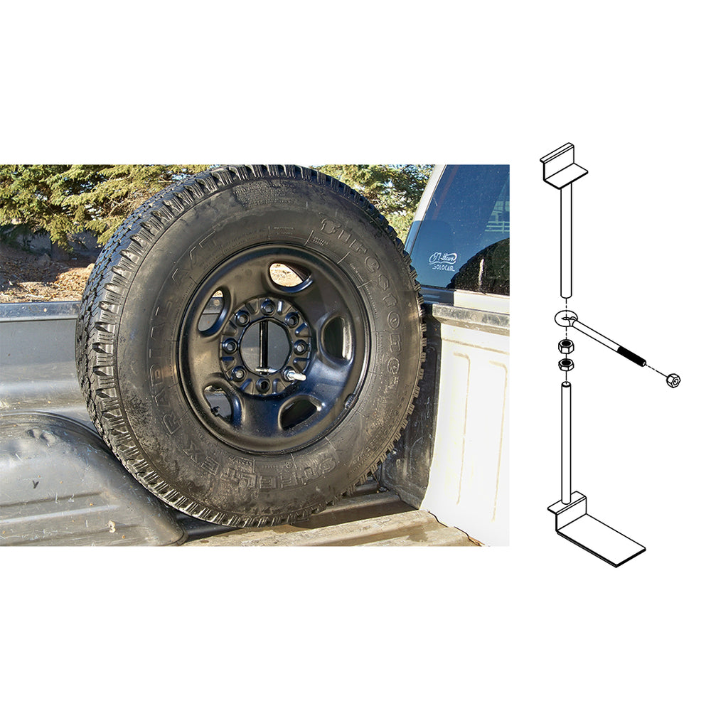 Titan Fuel Tanks Spare Tire Mount For Truck Bed