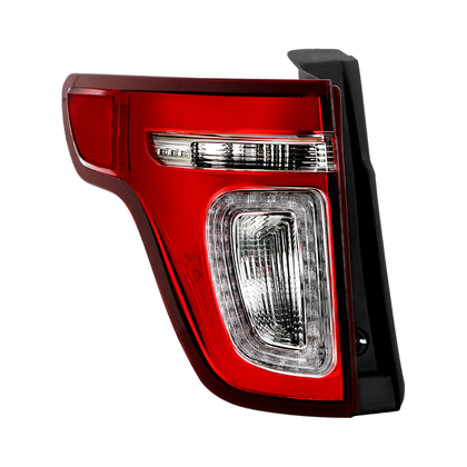 LED Red Clear Tail Light - OE Left