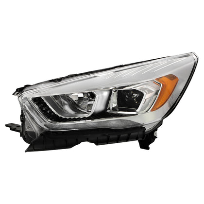 DRL Chrome Bezel Headlight - OE Left