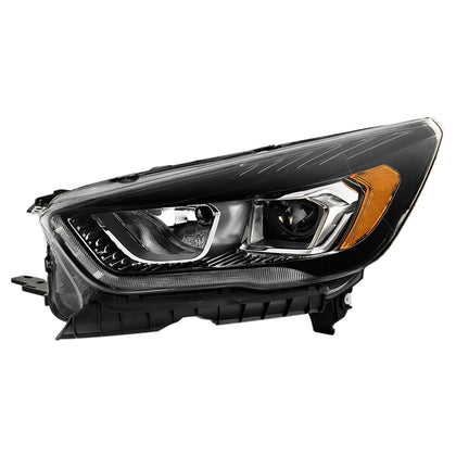 DRL Black Bezel Headlight - OE Black Left