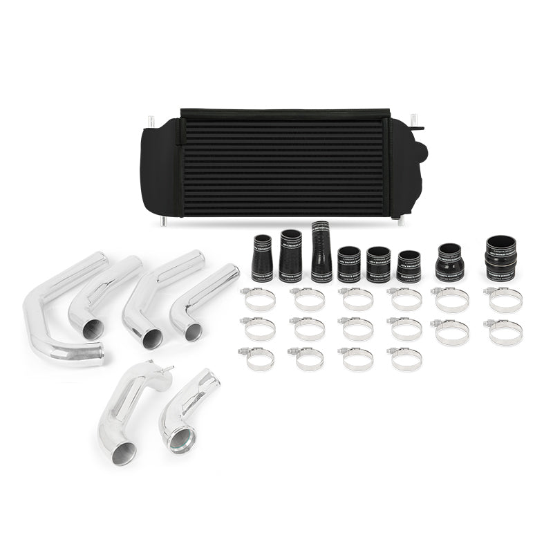 Mishimoto Ensemble de refroidisseur intermédiaire performance noir avec tuyaux polis 15-17 Ford F-150 EcoBoost 2.7L