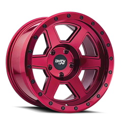 Dirty Life Compound 9315 20x10 / 8x170 BP / -25mm Offset / 125.2mm Hub Crimson Candy Red Wheel
