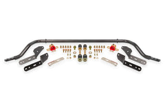 BMR 64-67 GM A-Body 1.25in Hollow 2-Hole Adjustable Front Sway Bar Kit - Black Hammertone