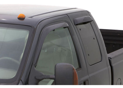 Auto Ventshade 1999-2016 F250/F350 Super Duty Ext Cab 4Pc Original Ventvisorsmoke
