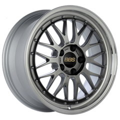 BBS Roue LM 19x9.5 5x120 ET22 PFS/clip requis - centre noir diamant / rebord taillé au diamant